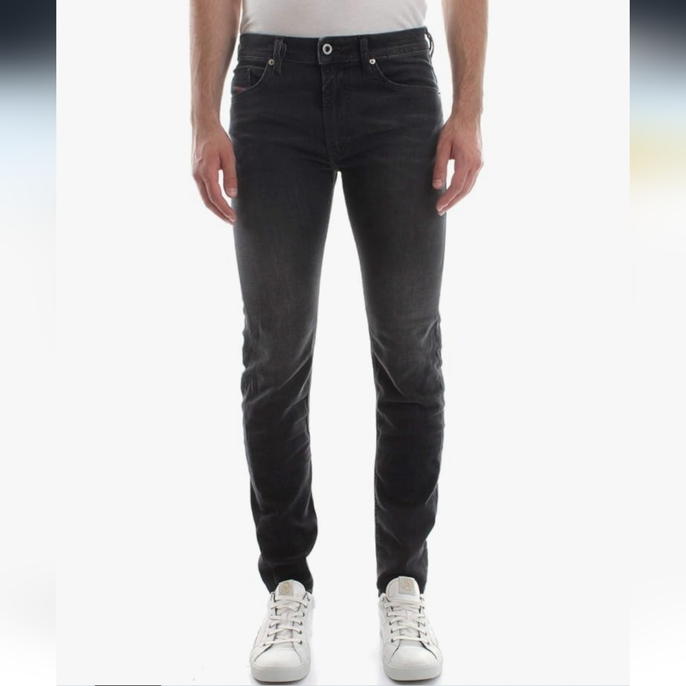 Diesel  Mens Thommer Slim Jeans Black